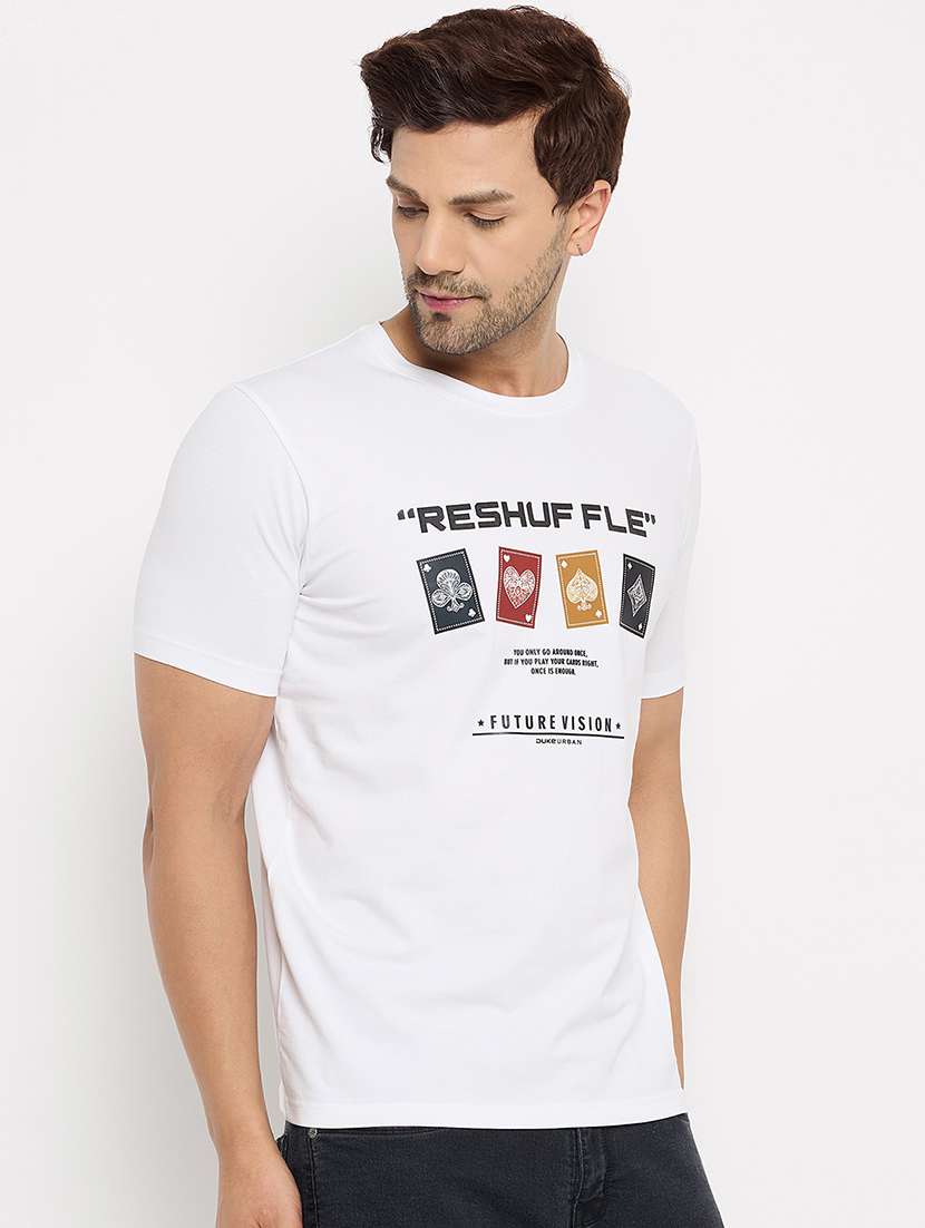 men printed short sleeve t-shirt - 22264585 -  Standard Image - 2