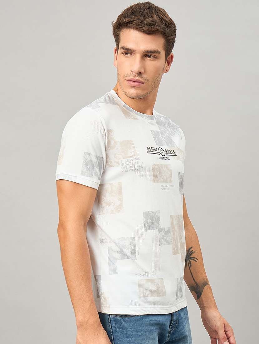 men printed short sleeve t-shirt - 22264601 -  Standard Image - 2