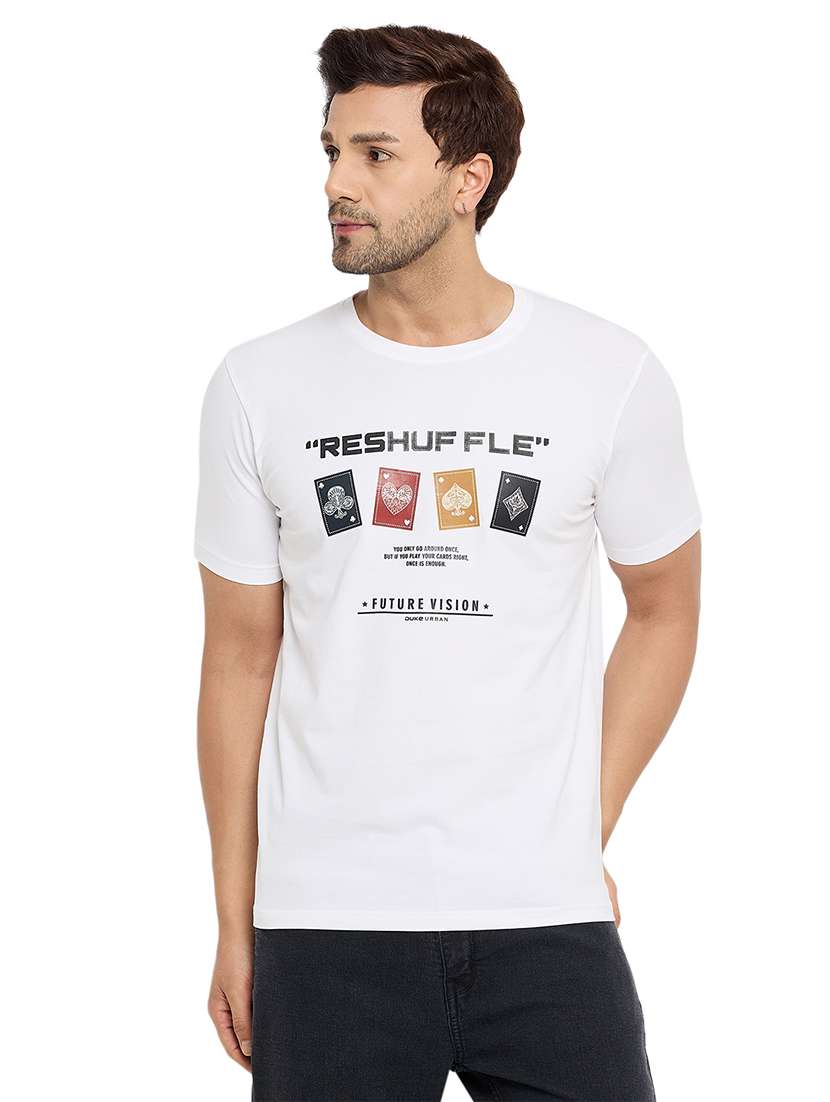men printed short sleeve t-shirt - 22264605 -  Standard Image - 2