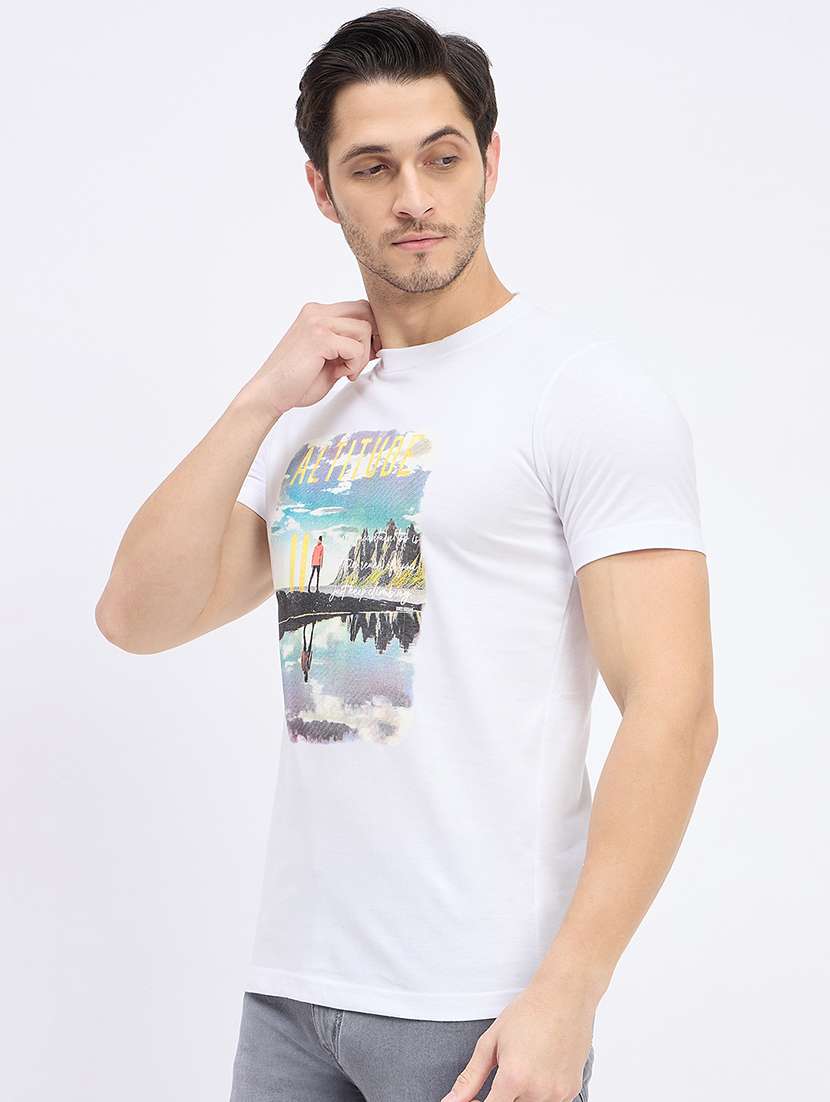 men printed short sleeve t-shirt - 22264626 -  Standard Image - 2