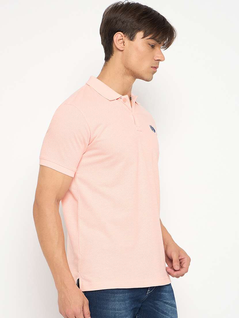 men solid short sleeve regular fit polo t-shirt - 22264634 -  Standard Image - 2