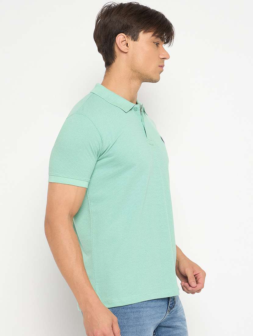 men solid short sleeve regular fit polo t-shirt - 22264635 -  Standard Image - 2