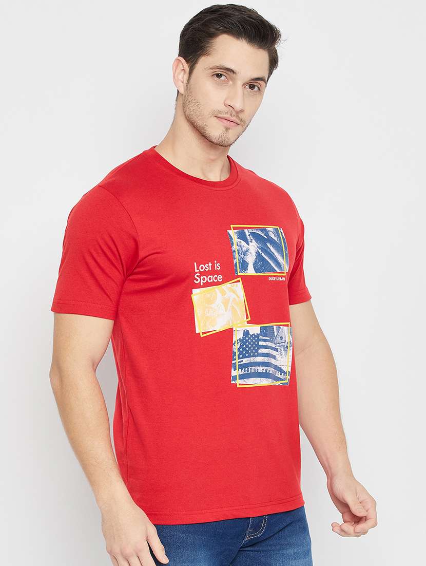 men printed short sleeve t-shirt - 22264639 -  Standard Image - 2