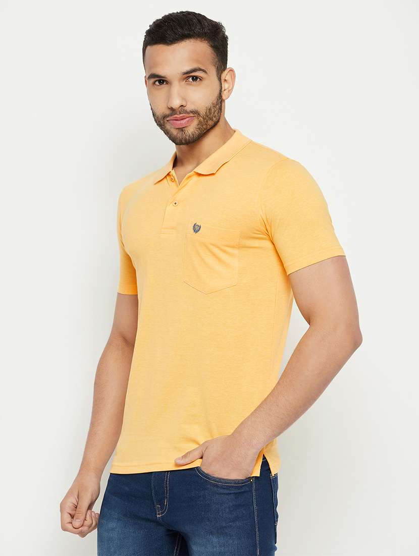 men solid short sleeve slim fit polo t-shirt - 22264672 -  Standard Image - 2