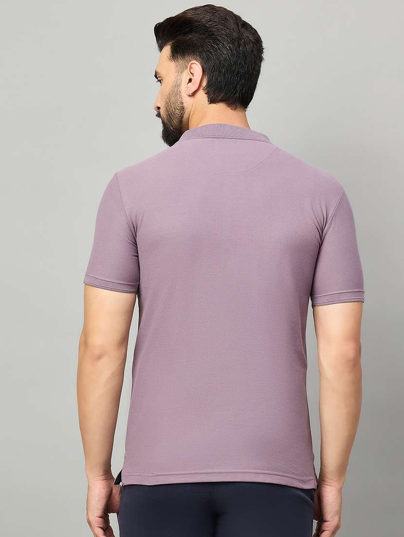men solid short sleeve polo t-shirt - 22264683 -  Standard Image - 2