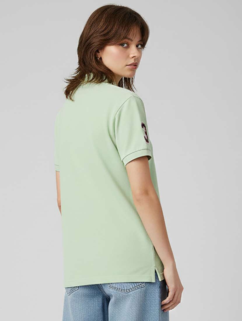 women short sleeve oversized polo t-shirt - 22264813 -  Standard Image - 2