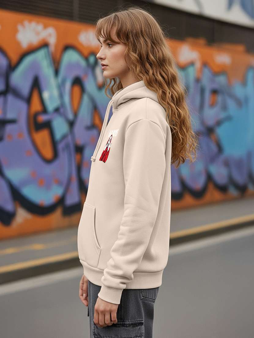 women printed long sleeve hooded sweatshirt - 22265012 -  Standard Image - 2