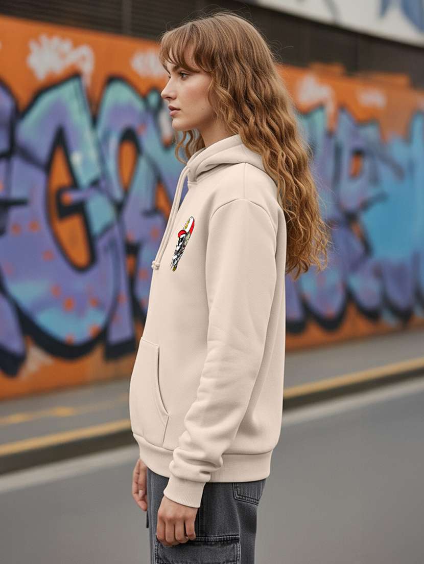 women printed long sleeve hooded sweatshirt - 22265018 -  Standard Image - 2