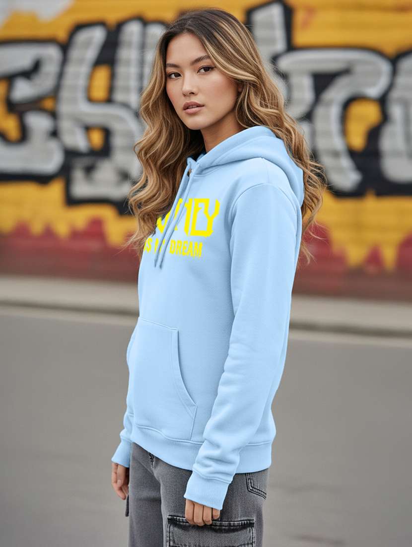 women printed long sleeve hooded sweatshirt - 22265025 -  Standard Image - 2