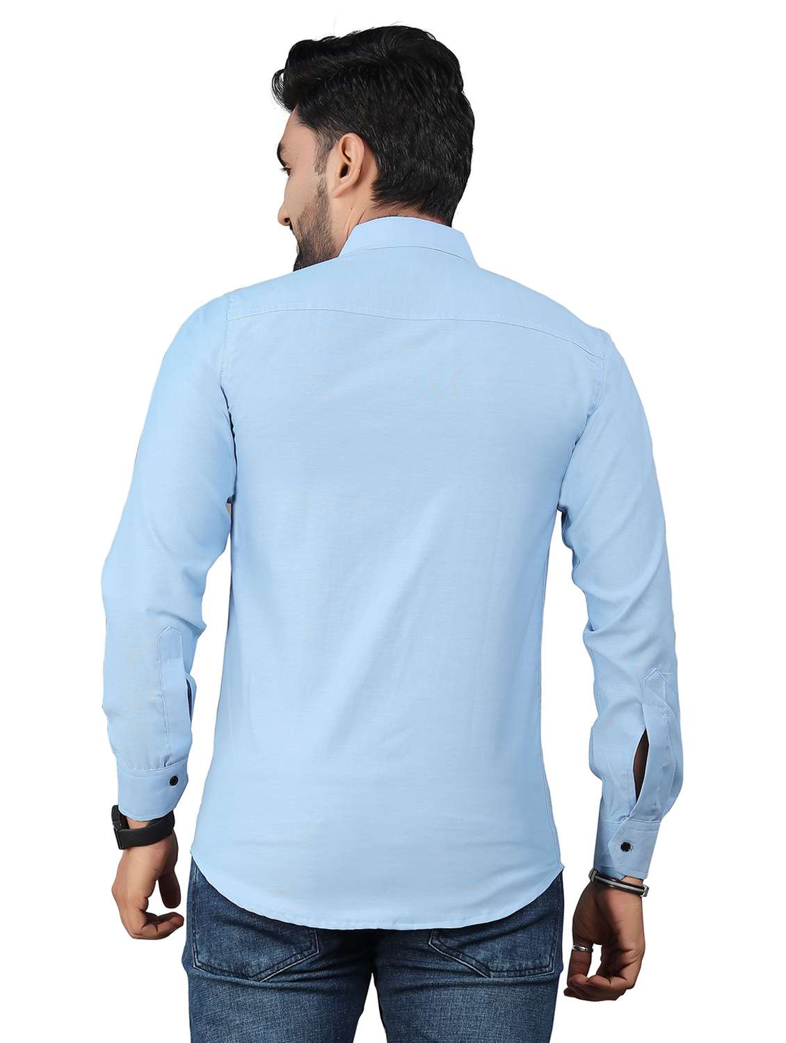 men solid long sleeve regualr fit casual shirt - 22265491 -  Standard Image - 2