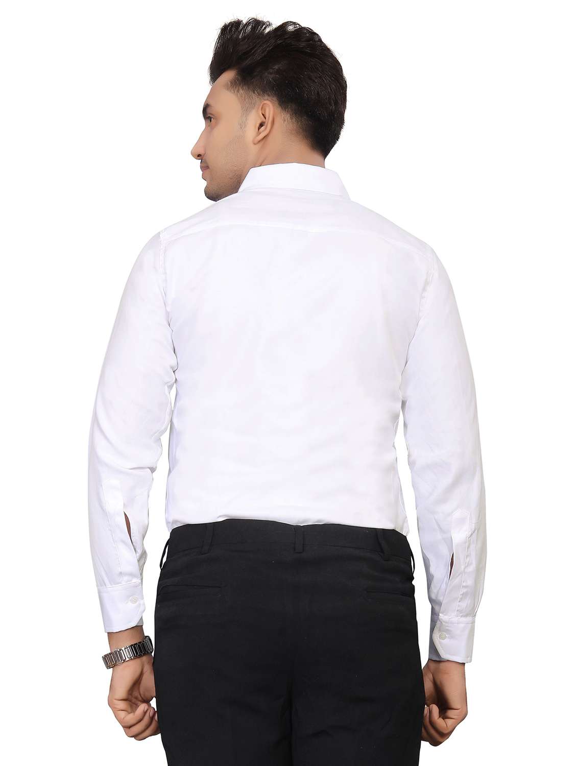 men solid long sleeve regualr fit formal shirt - 22265496 -  Standard Image - 2
