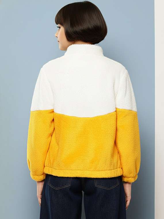 girls color blocked long sleeve jacket - 22265704 -  Standard Image - 2