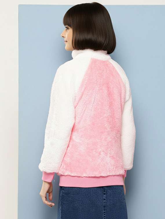 girls color blocked long sleeve jacket - 22265710 -  Standard Image - 2