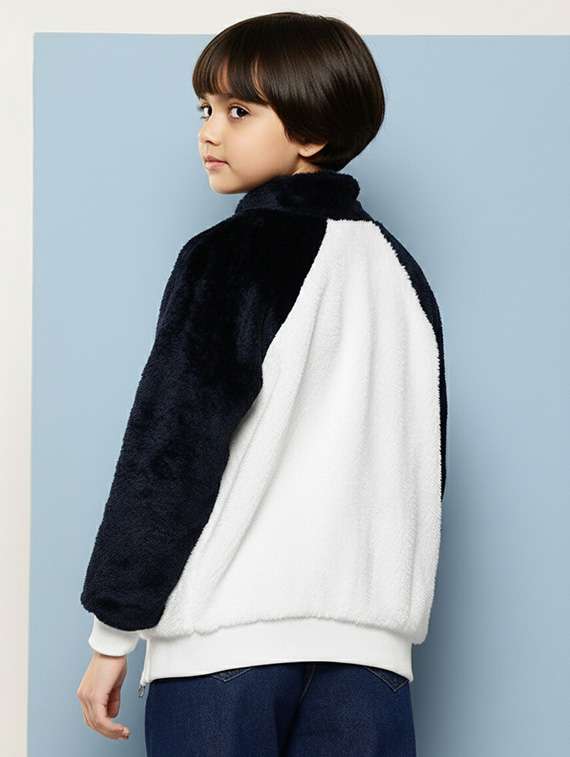 girls color blocked long sleeve jacket - 22265711 -  Standard Image - 2