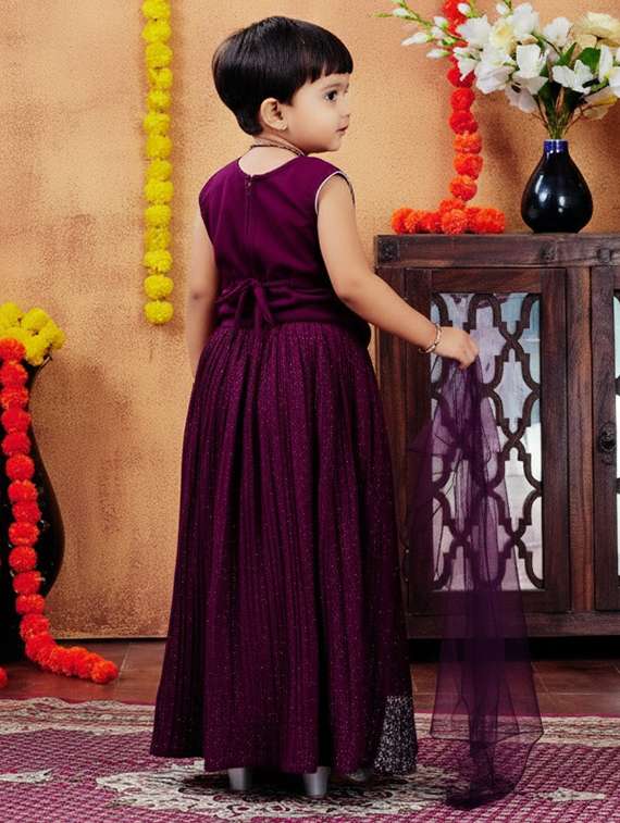 girls embroidered lehenga choli with dupatta set - 22265719 -  Standard Image - 2