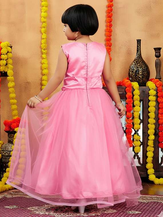 girls embroidered lehenga choli with dupatta set - 22265723 -  Standard Image - 2