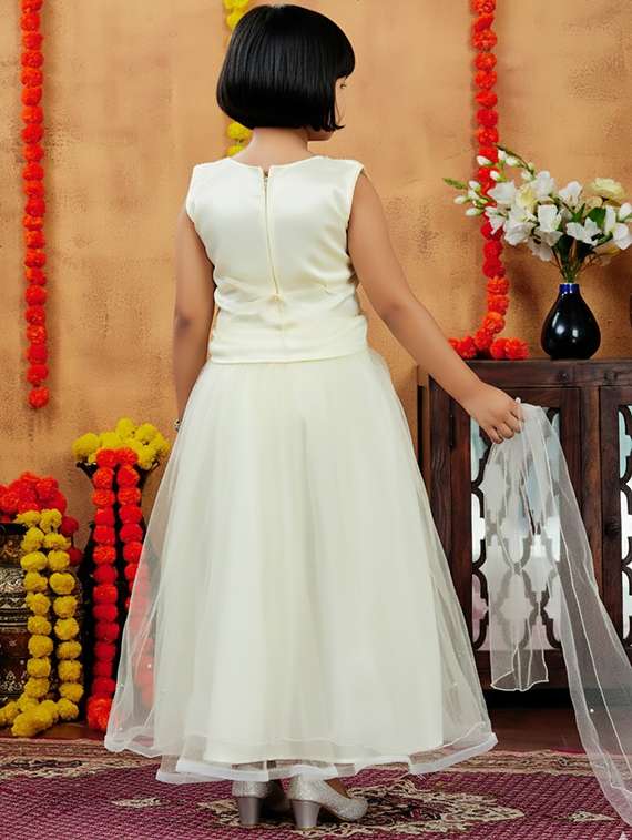 girls embroidered lehenga choli with dupatta set - 22265724 -  Standard Image - 2