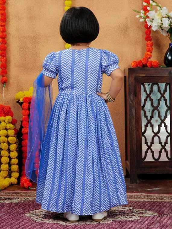 girls printed lehenga choli with dupatta set - 22265728 -  Standard Image - 2