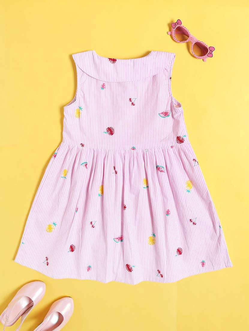 pink cotton frock - 22266667 -  Standard Image - 2