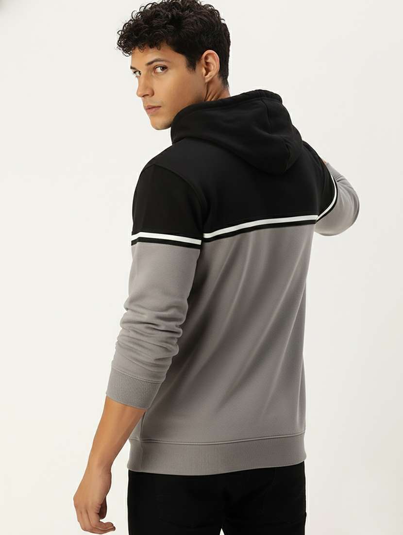 men color block long sleeve regular fit sweatshirt - 22266932 -  Standard Image - 2