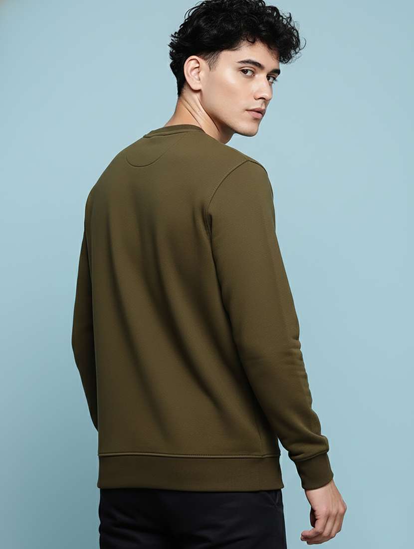 men solid long sleeve regular fit sweatshirt - 22266951 -  Standard Image - 2