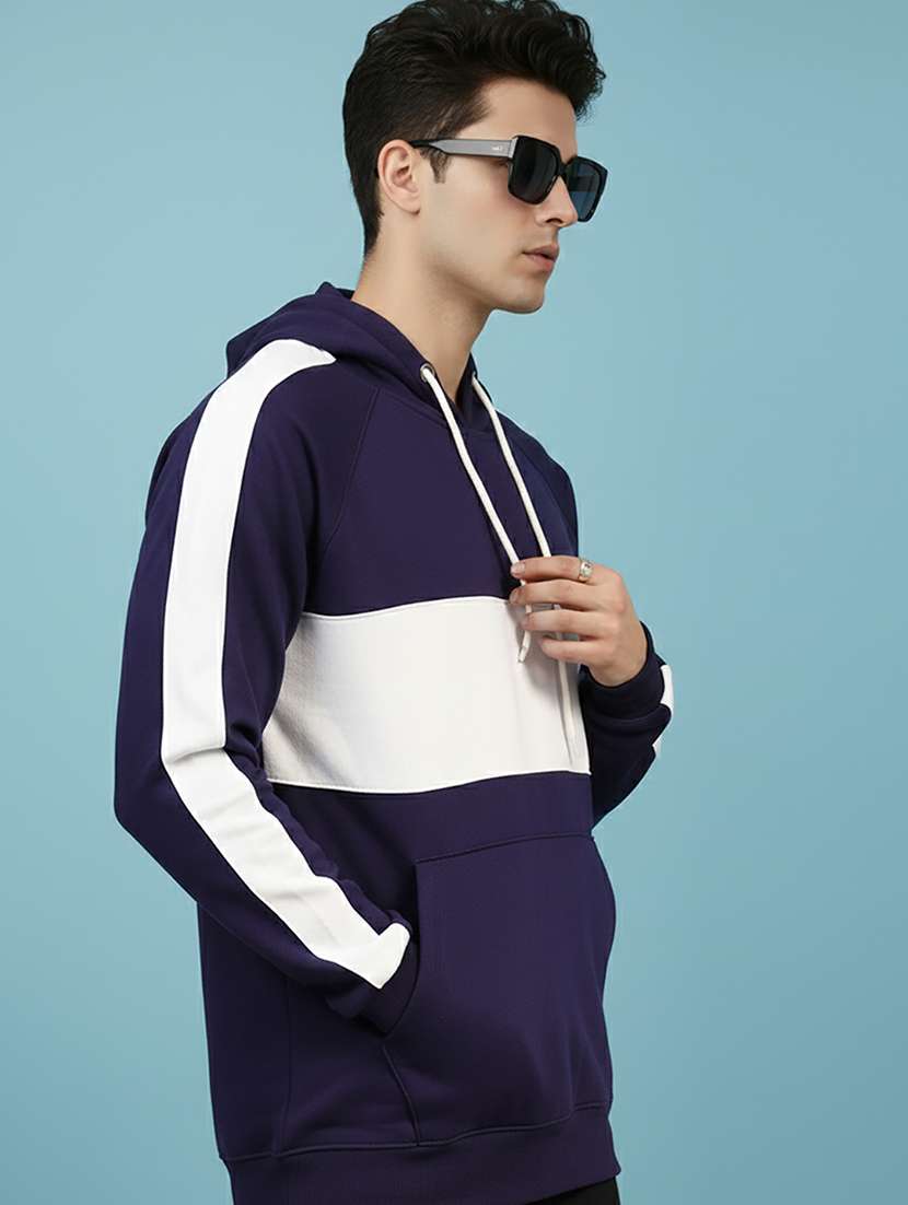 men color block long sleeve regular fit sweatshirt - 22266973 -  Standard Image - 2