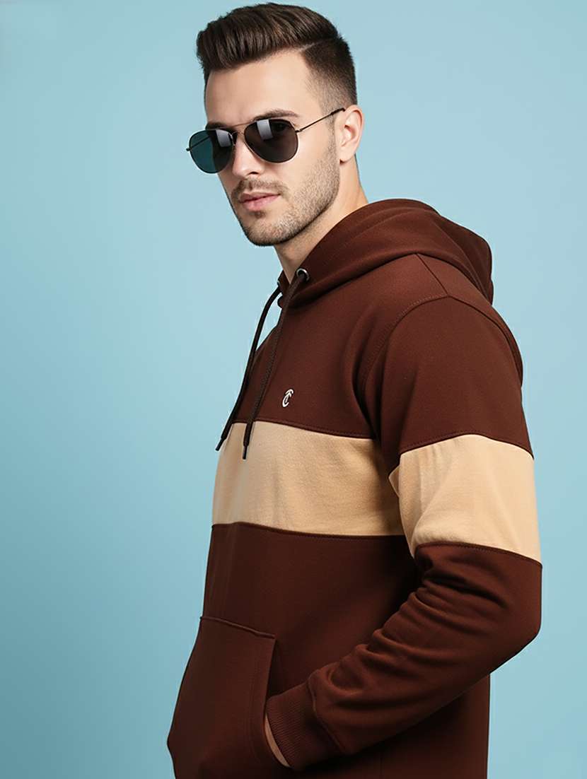 men color block long sleeve regular fit sweatshirt - 22266974 -  Standard Image - 2