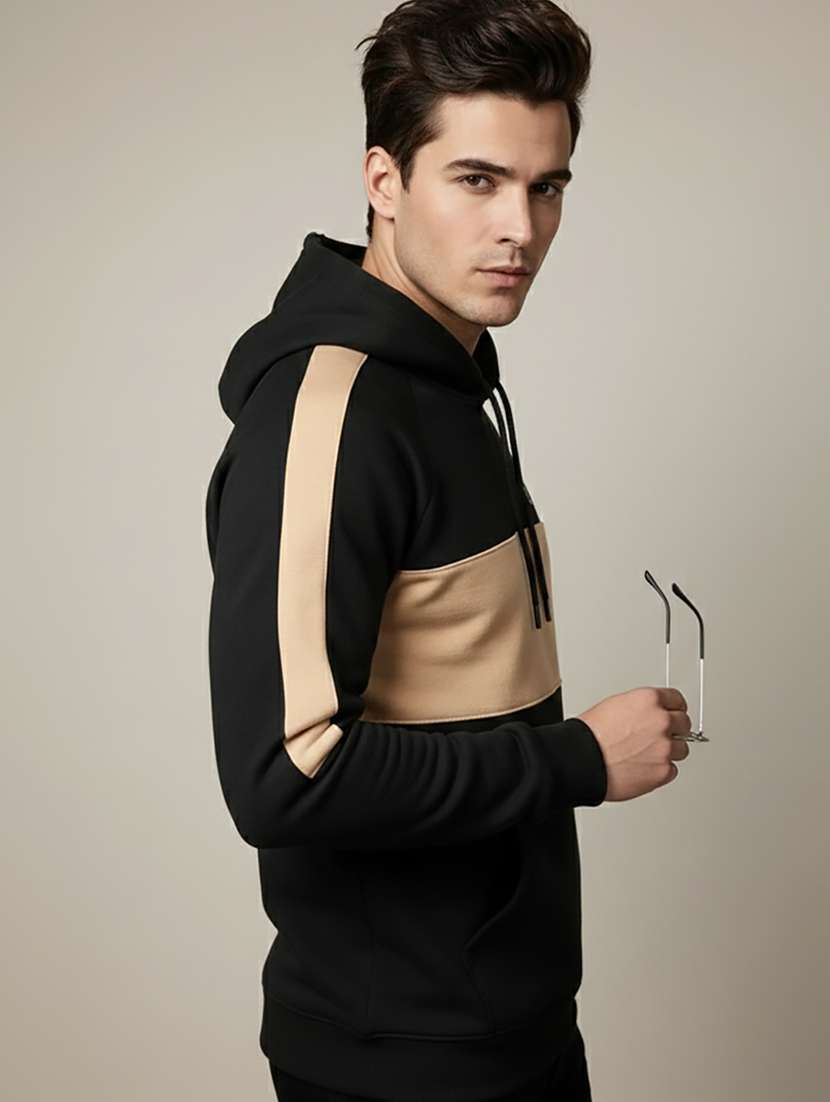 men color block long sleeve regular fit sweatshirt - 22266975 -  Standard Image - 2