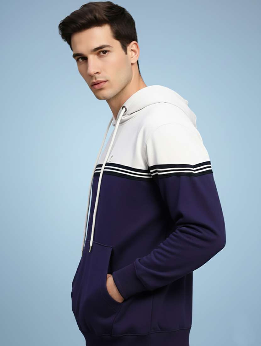 men color block long sleeve regular fit sweatshirt - 22267023 -  Standard Image - 2