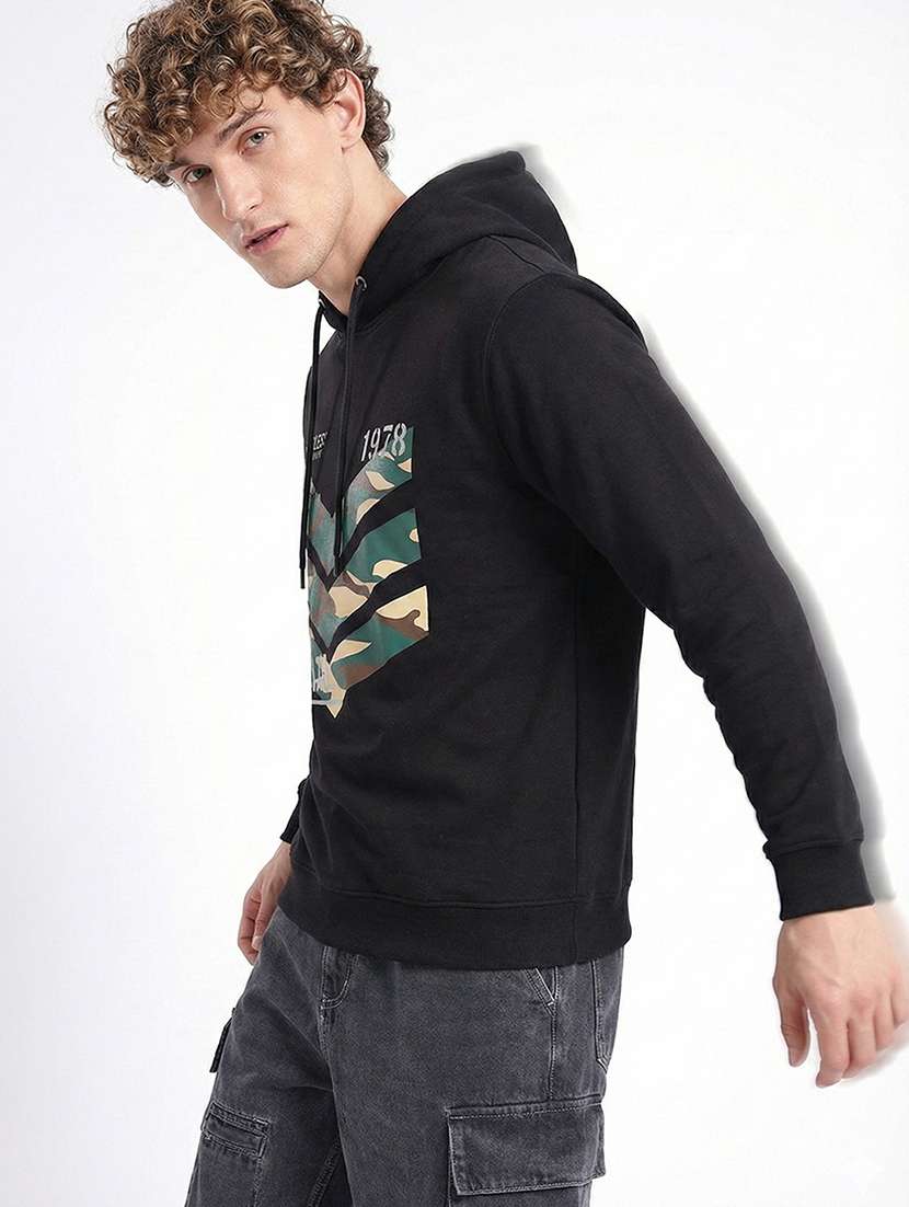men printed long sleeve regular fit sweatshirt - 22267030 -  Standard Image - 2