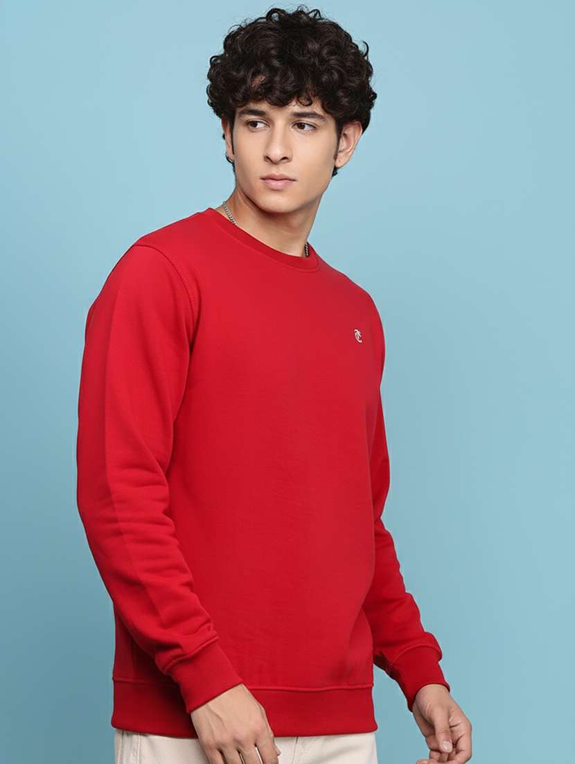 men solid long sleeve regular fit sweatshirt - 22267038 -  Standard Image - 2