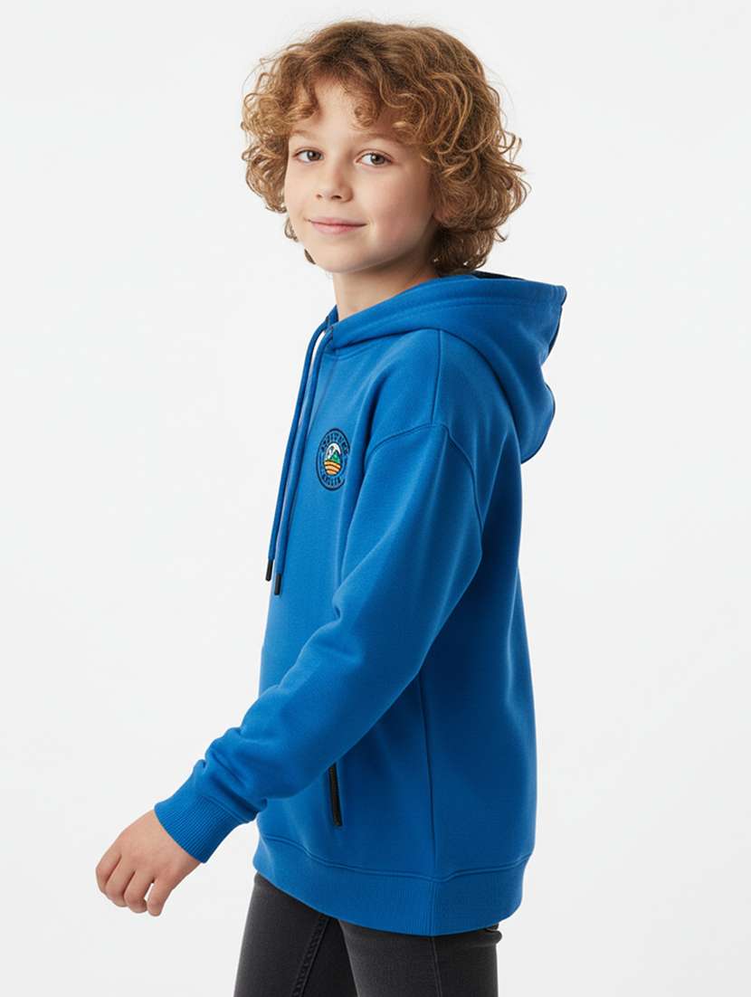 boys long sleeve hooded sweatshirt - 22267079 -  Standard Image - 2