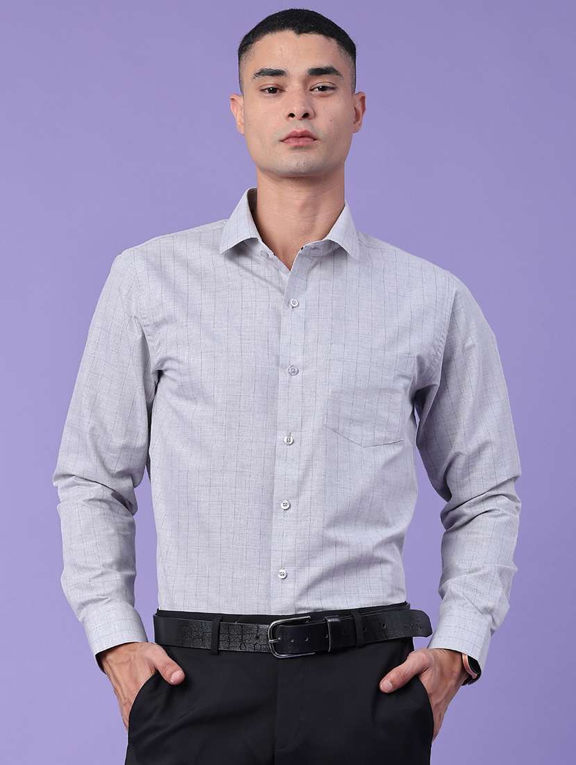 Men Printed Long Sleeves Formal Shirt - 22267482 -  Standard Image - 2