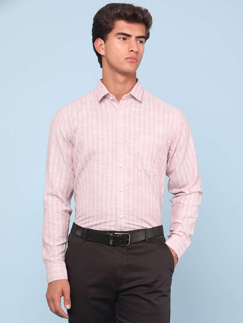 men self design long sleeves formal shirt - 22267486 -  Standard Image - 2