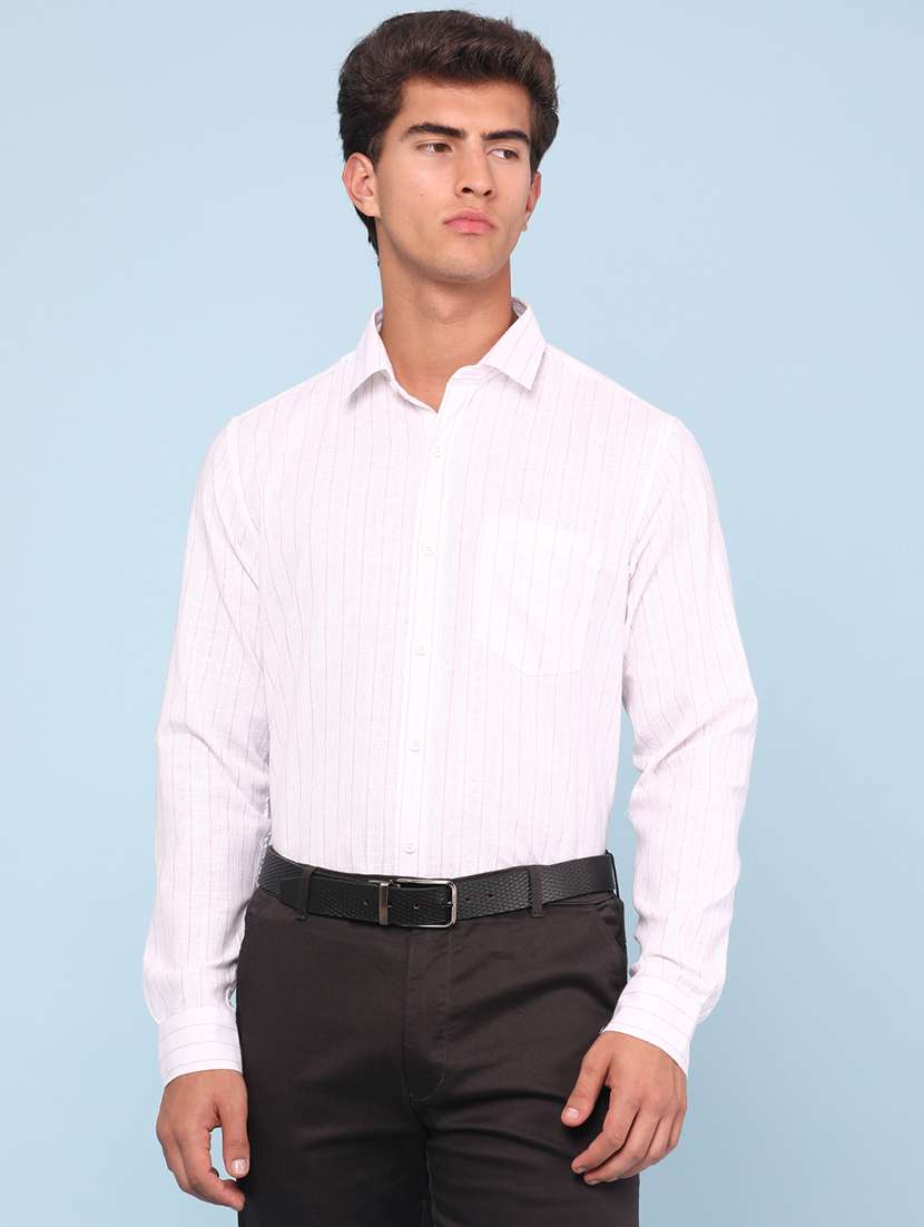 men printed long sleeves formal shirt - 22267487 -  Standard Image - 2