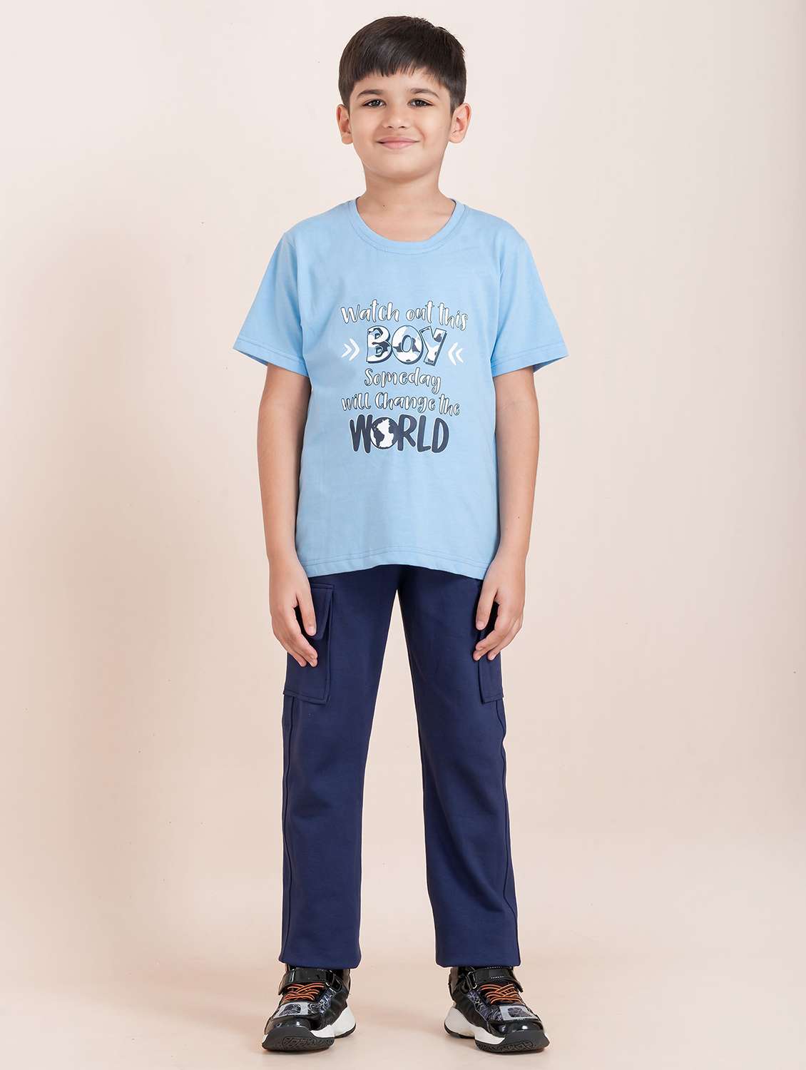 boys pack of 2 printed short sleeve t-shirt - 22267647 -  Standard Image - 2