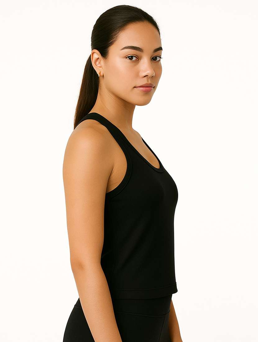 women solid sleeveless tank top - 22267735 -  Standard Image - 2