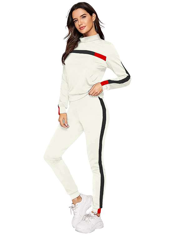women tapered swearshirt and jogger co-ord set - 22267966 -  Standard Image - 2