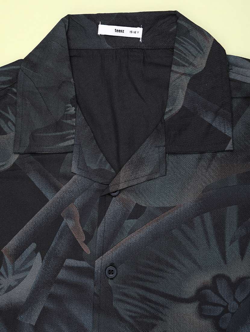 boys floral short sleeve casual shirt - 22268246 -  Standard Image - 2
