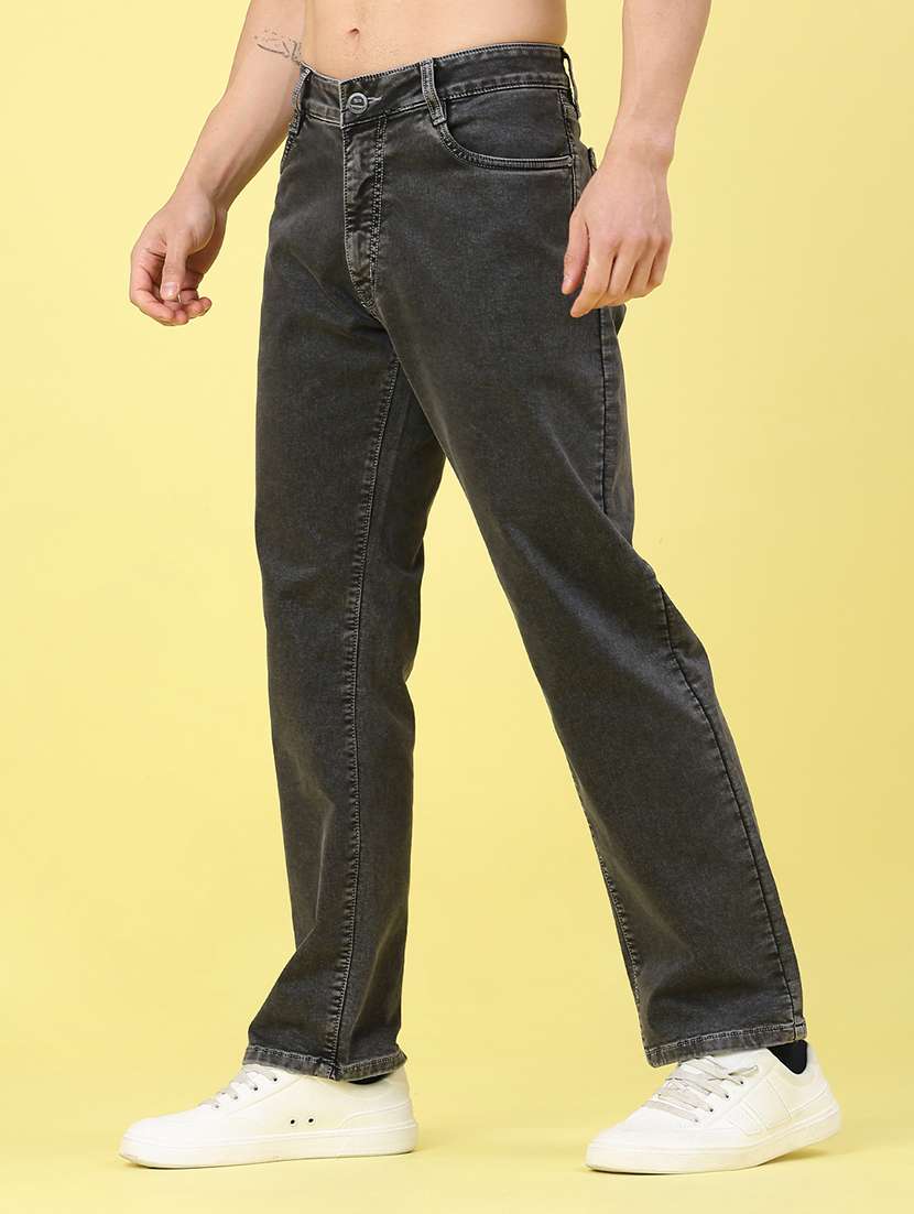 men plain mid rise full length jeans - 22268432 -  Standard Image - 2
