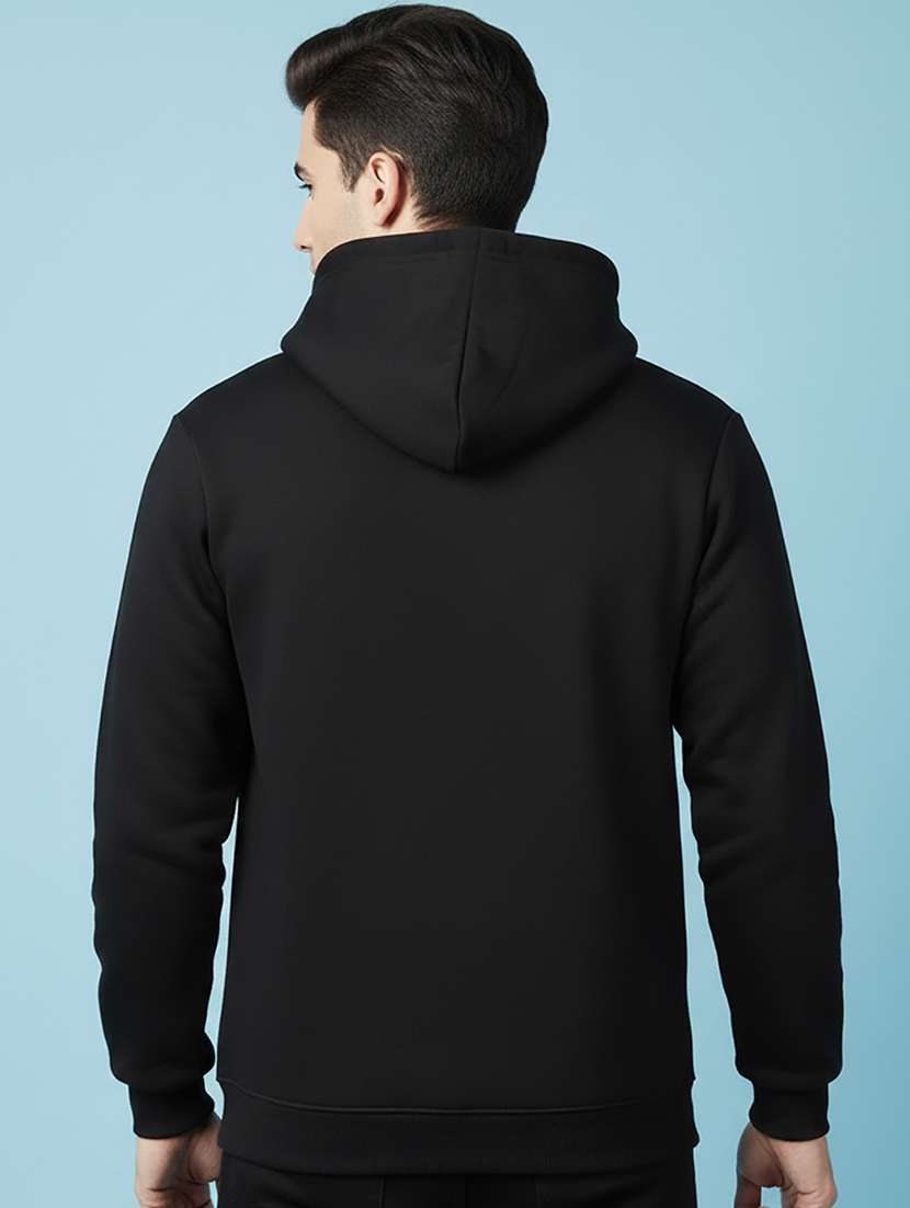 men solid long sleeve hooded sweatshirt - 22268637 -  Standard Image - 2