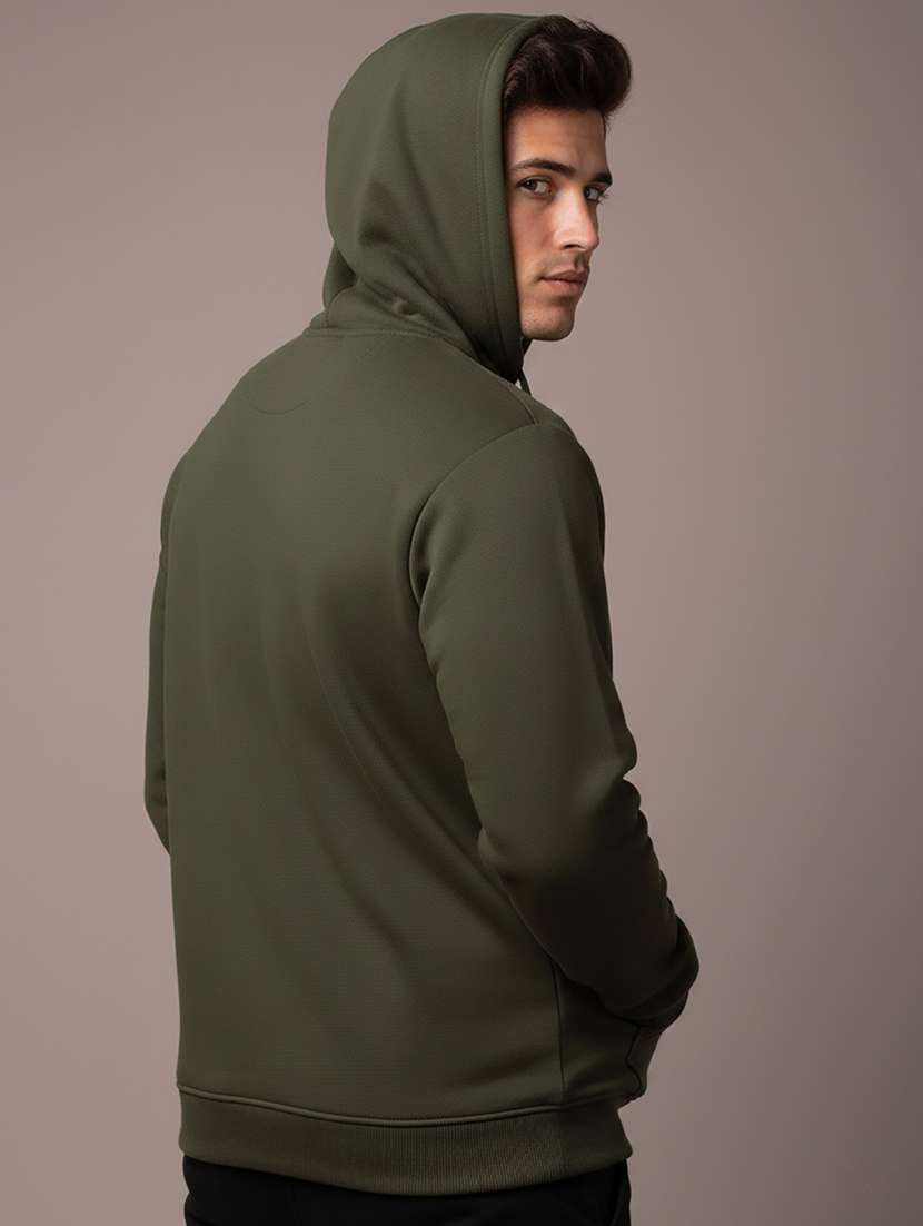 men solid long sleeve hooded sweatshirt - 22268653 -  Standard Image - 2