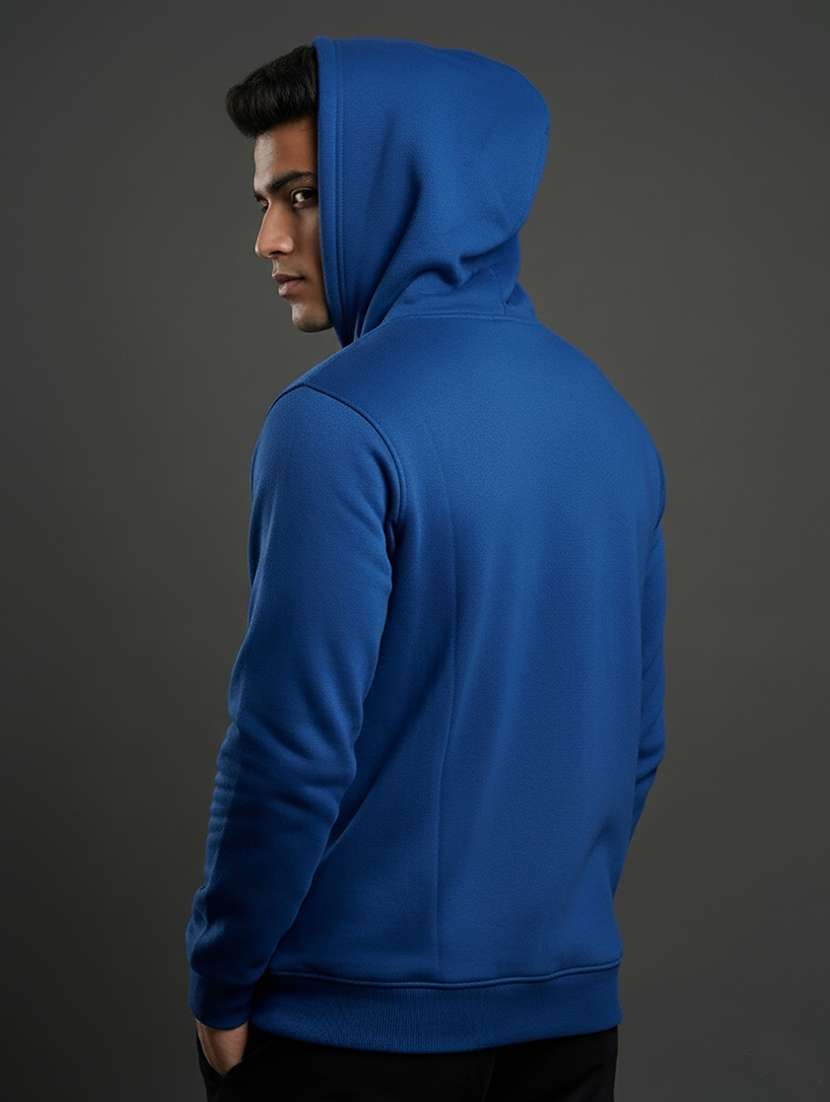men solid long sleeve hooded sweatshirt - 22268667 -  Standard Image - 2