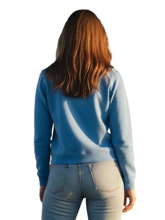 women solid long sleeve sweatshirt - 22268680 -  Standard Image - 2