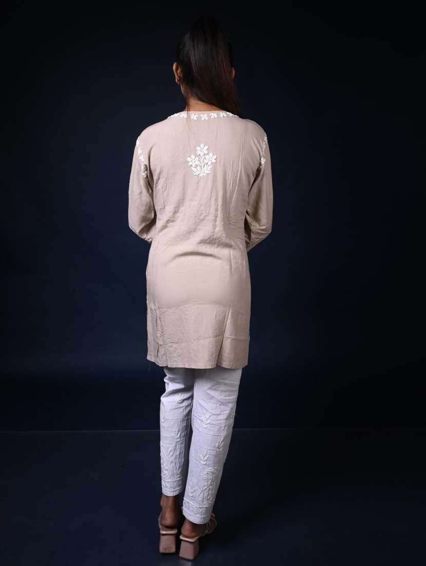 women solid with work long sleeve kurta pant set - 22268837 -  Standard Image - 2