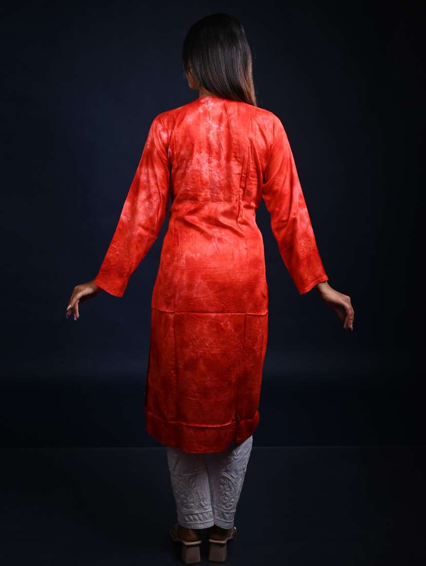 women printed long sleeve kurta pant set - 22268865 -  Standard Image - 2