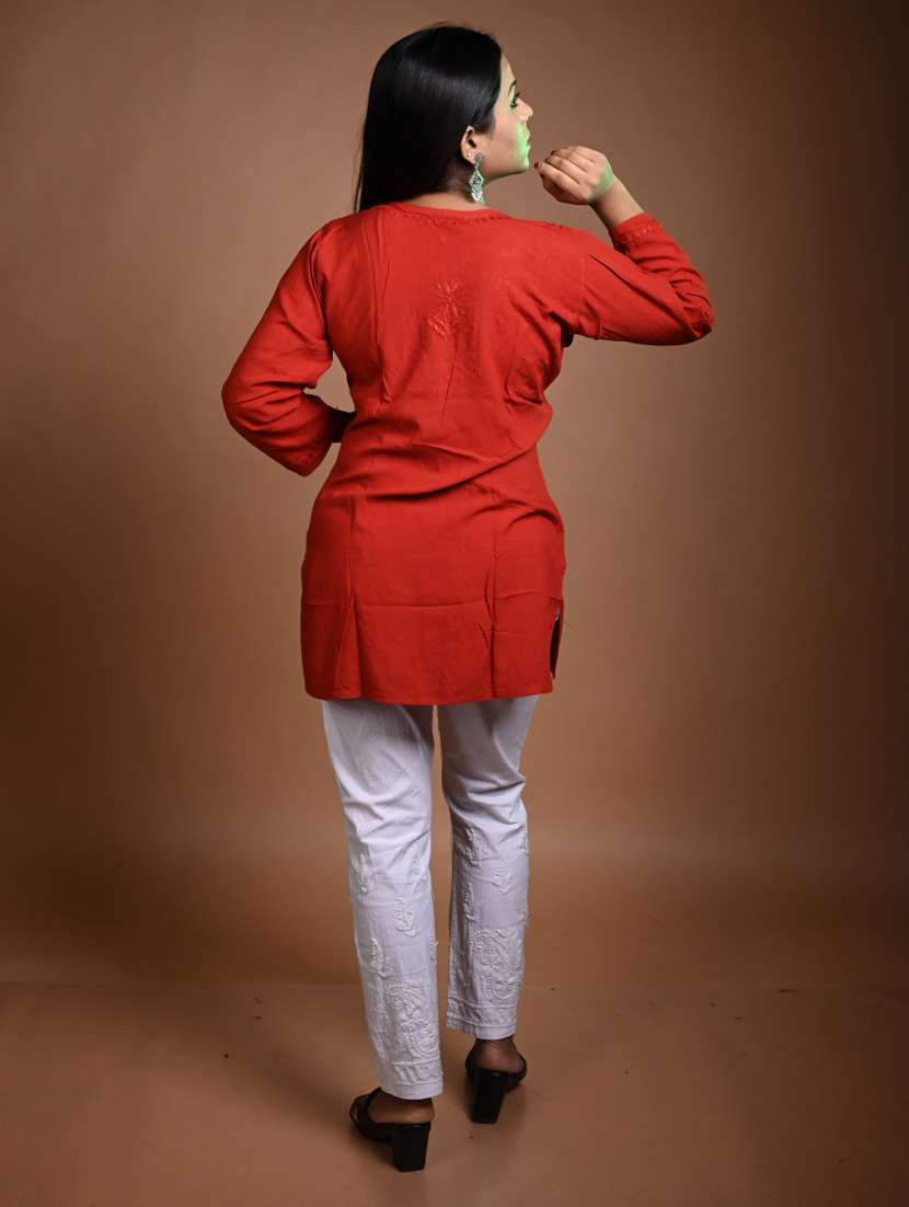 women solid with work long sleeve kurta pant set - 22268915 -  Standard Image - 2