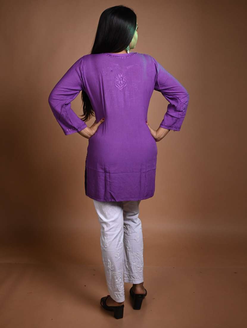 women solid with work long sleeve kurta pant set - 22268916 -  Standard Image - 2