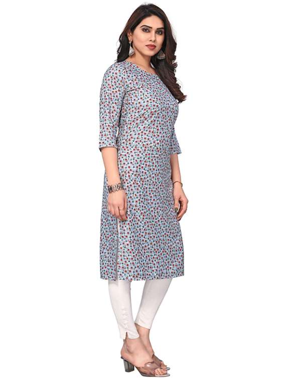 women pack of 6 printed straight kurta - 22269007 -  Standard Image - 2