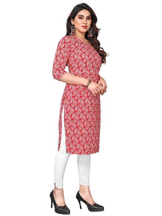 women pack of 6 printed straight kurta - 22269281 -  Standard Image - 2